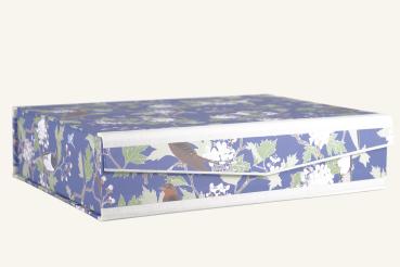 Preview: beautiful stationery box with Japanese motif, linen edges